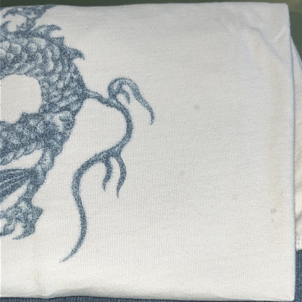 🐉🐲Lucky Brand vintage sweatpants Asian dragon 🐲Bermuda style short - Picture 11 of 11